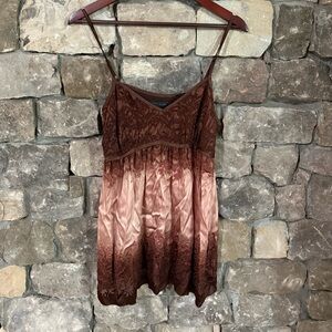 The Limited Chocolate Brown V-Neck Blouse